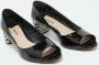 Miu Pre-owned Leather heels Black Dames - Thumbnail 4