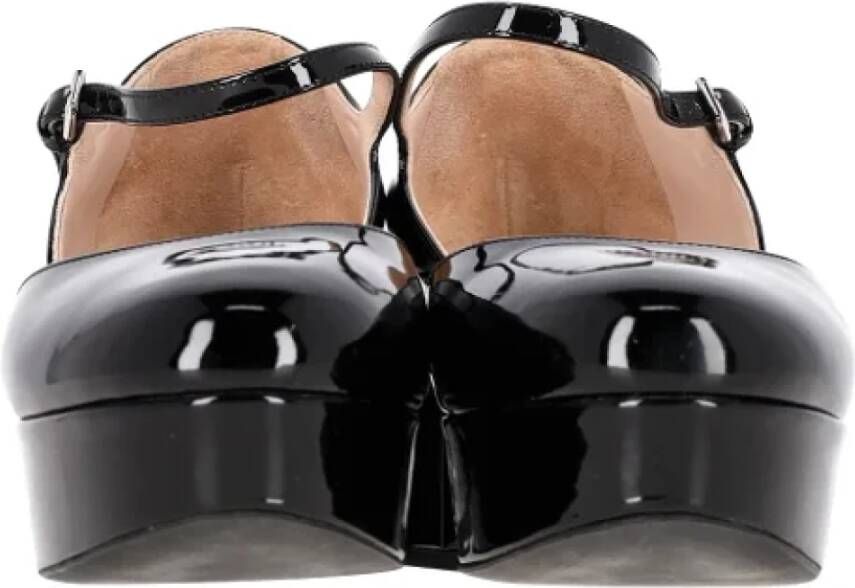 Miu Pre-owned Leather heels Black Dames