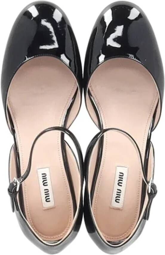 Miu Pre-owned Leather heels Black Dames