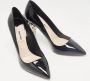 Miu Pre-owned Leather heels Black Dames - Thumbnail 4