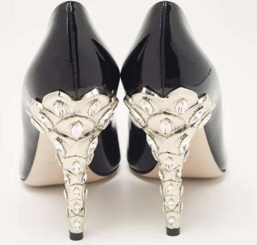 Miu Pre-owned Leather heels Black Dames