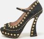 Miu Pre-owned Leather heels Black Dames - Thumbnail 2