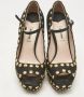 Miu Pre-owned Leather heels Black Dames - Thumbnail 3