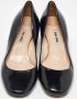 Miu Pre-owned Leather heels Black Dames - Thumbnail 2