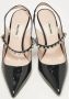 Miu Pre-owned Leather heels Black Dames - Thumbnail 3