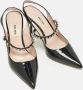 Miu Pre-owned Leather heels Black Dames - Thumbnail 4