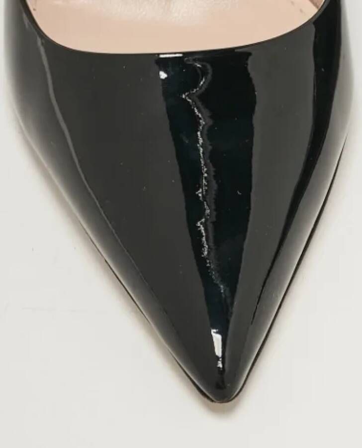 Miu Pre-owned Leather heels Black Dames