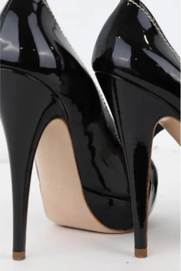 Miu Pre-owned Leather heels Black Dames