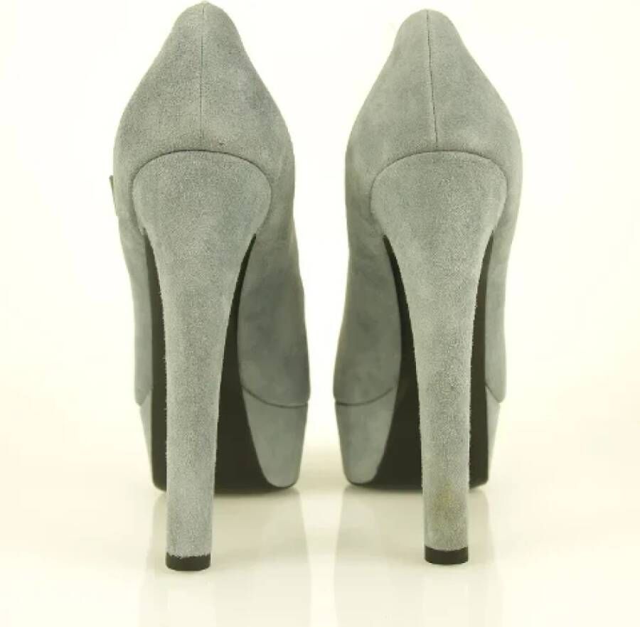 Miu Pre-owned Leather heels Blue Dames