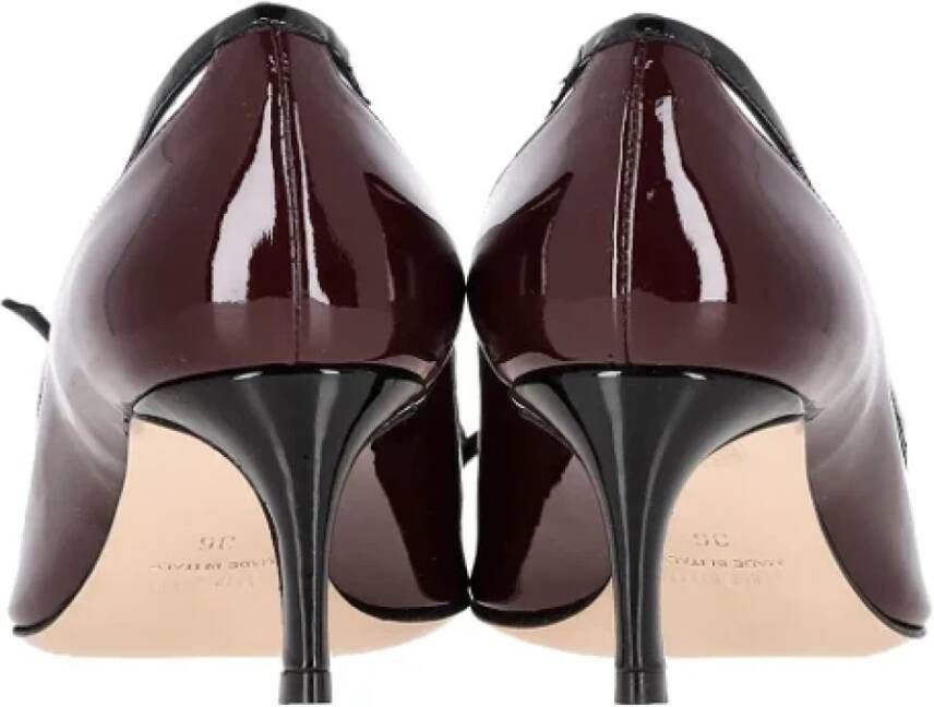 Miu Pre-owned Leather heels Brown Dames