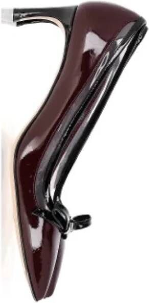 Miu Pre-owned Leather heels Brown Dames