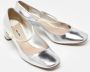 Miu Pre-owned Leather heels Gray Dames - Thumbnail 4