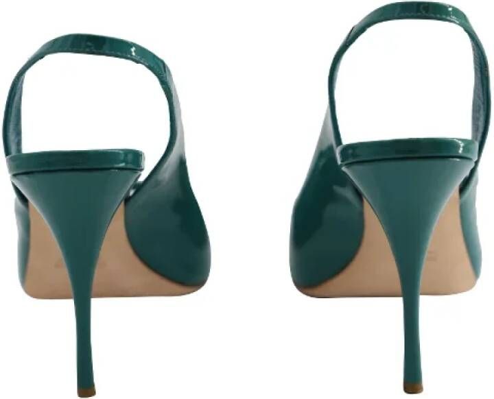 Miu Pre-owned Leather heels Green Dames