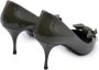 Miu Pre-owned Leather heels Green Dames - Thumbnail 3