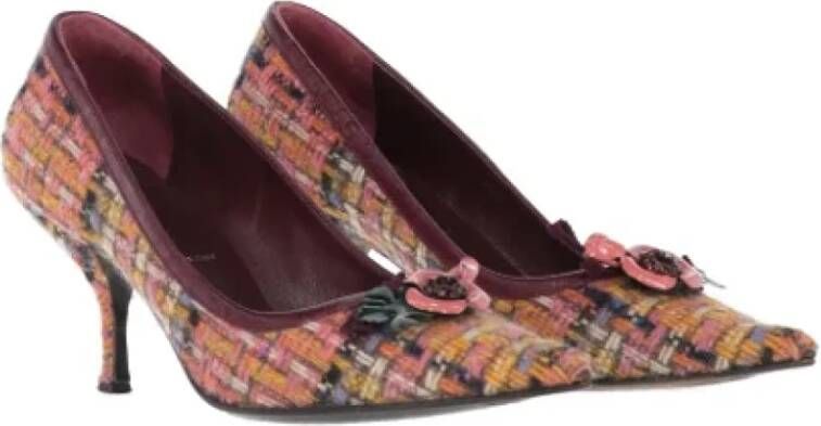 Miu Pre-owned Leather heels Multicolor Dames