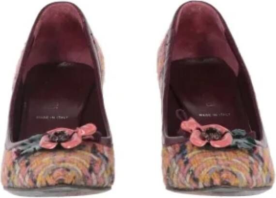 Miu Pre-owned Leather heels Multicolor Dames