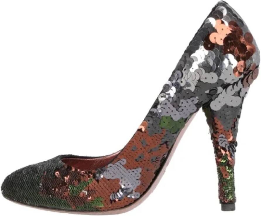 Miu Pre-owned Leather heels Multicolor Dames