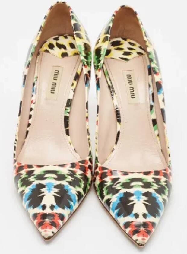 Miu Pre-owned Leather heels Multicolor Dames