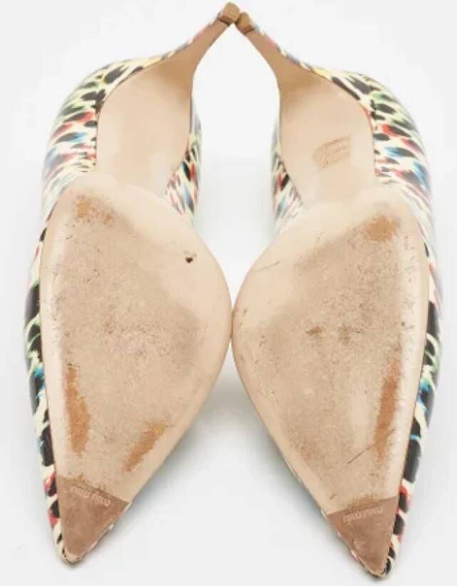 Miu Pre-owned Leather heels Multicolor Dames