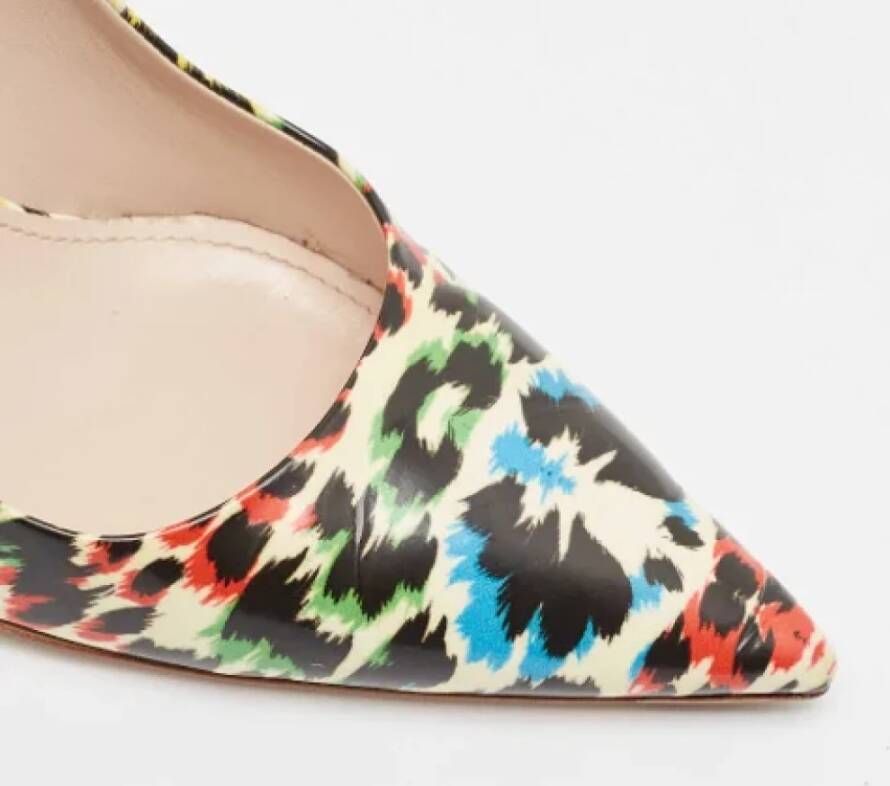 Miu Pre-owned Leather heels Multicolor Dames