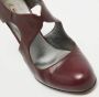 Miu Pre-owned Leather heels Purple Dames - Thumbnail 7