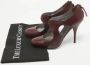 Miu Pre-owned Leather heels Purple Dames - Thumbnail 9