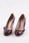 Miu Pre-owned Leather heels Purple Dames - Thumbnail 3