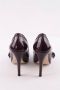 Miu Pre-owned Leather heels Purple Dames - Thumbnail 4