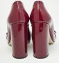 Miu Pre-owned Leather heels Red Dames - Thumbnail 5