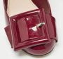 Miu Pre-owned Leather heels Red Dames - Thumbnail 7