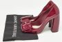 Miu Pre-owned Leather heels Red Dames - Thumbnail 9