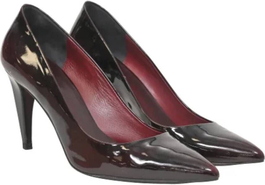 Miu Pre-owned Leather heels Red Dames