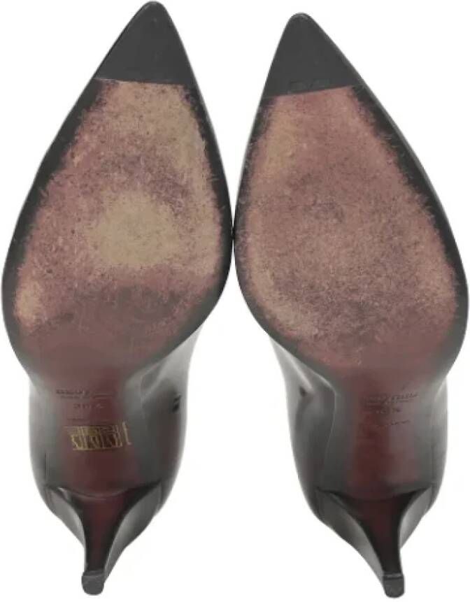 Miu Pre-owned Leather heels Red Dames