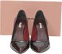 Miu Pre-owned Leather heels Red Dames - Thumbnail 7