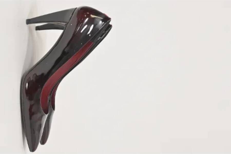 Miu Pre-owned Leather heels Red Dames