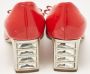 Miu Pre-owned Leather heels Red Dames - Thumbnail 4