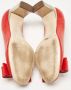 Miu Pre-owned Leather heels Red Dames - Thumbnail 5