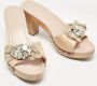 Miu Pre-owned Leather sandals Beige Dames - Thumbnail 5