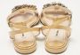 Miu Pre-owned Leather sandals Beige Dames - Thumbnail 5