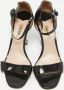 Miu Pre-owned Leather sandals Black Dames - Thumbnail 3