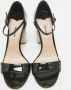 Miu Pre-owned Leather sandals Black Dames - Thumbnail 3