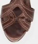 Miu Pre-owned Leather sandals Brown Dames - Thumbnail 9