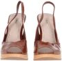 Miu Pre-owned Leather sandals Brown Dames - Thumbnail 3