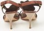 Miu Pre-owned Leather sandals Brown Dames - Thumbnail 3