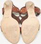 Miu Pre-owned Leather sandals Brown Dames - Thumbnail 4