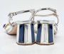 Miu Pre-owned Leather sandals Gray Dames - Thumbnail 5