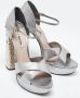 Miu Pre-owned Leather sandals Gray Dames - Thumbnail 4