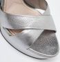 Miu Pre-owned Leather sandals Gray Dames - Thumbnail 7