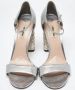 Miu Pre-owned Leather sandals Gray Dames - Thumbnail 3