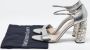 Miu Pre-owned Leather sandals Gray Dames - Thumbnail 9